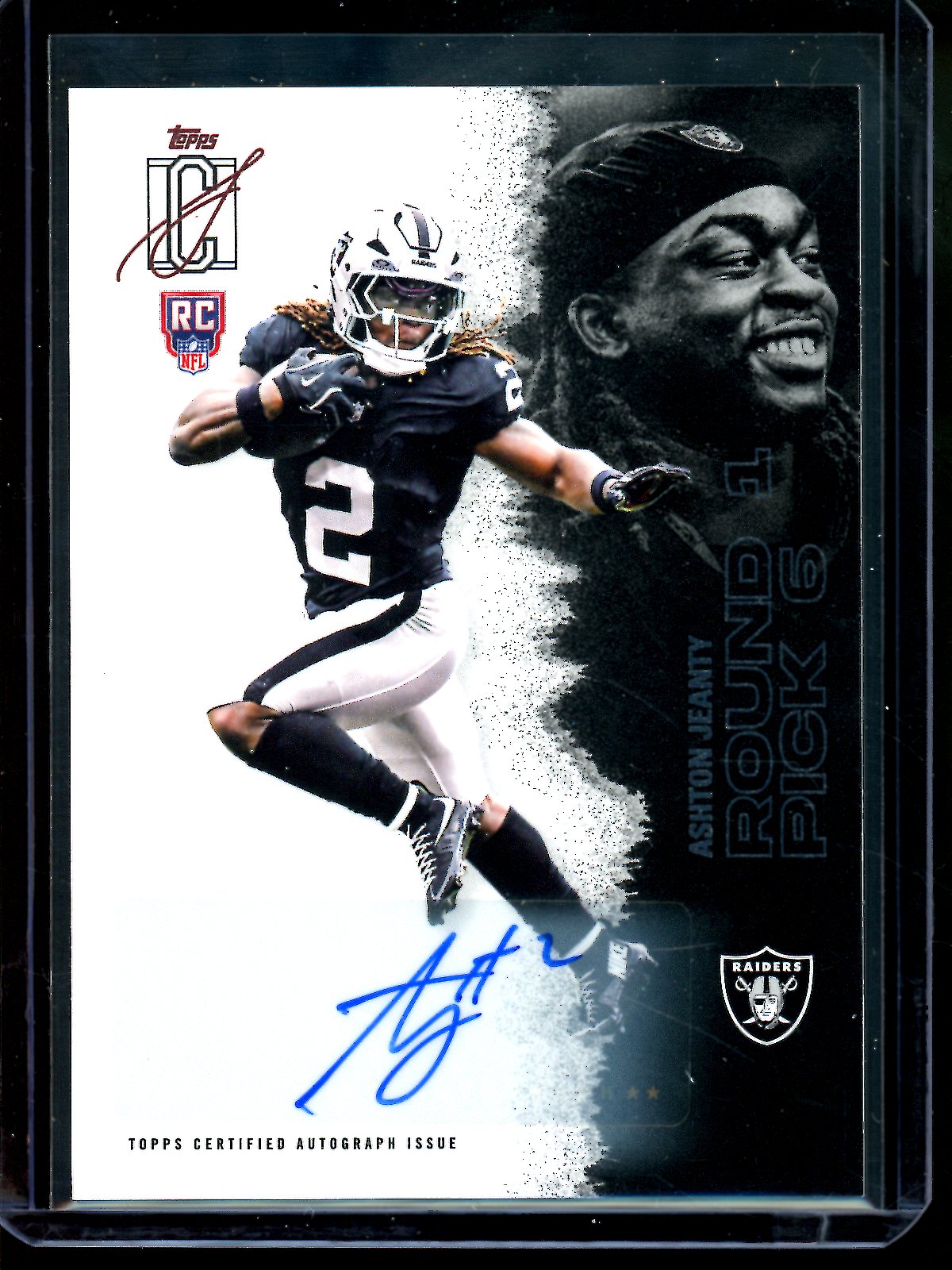 2025 Topps Signature Class Ashton Jeanty Rookie Autograph Raiders