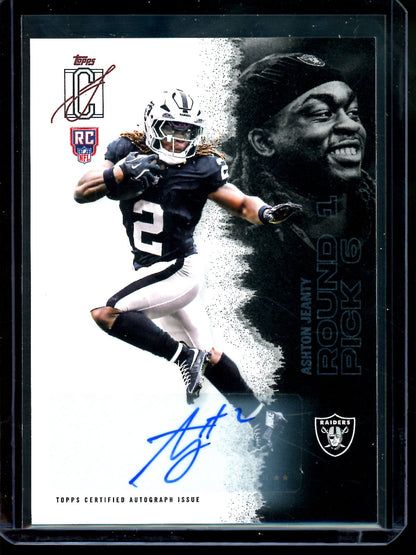 2025 Topps Signature Class Ashton Jeanty Rookie Autograph Raiders