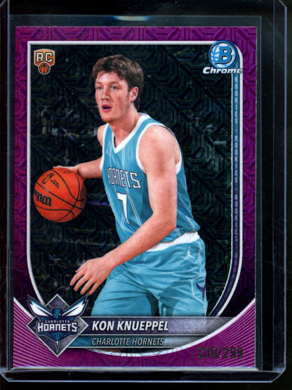 2025 Bowman Chrome Kon Knueppel Rookie Magenta Mojo /299 Hornets
