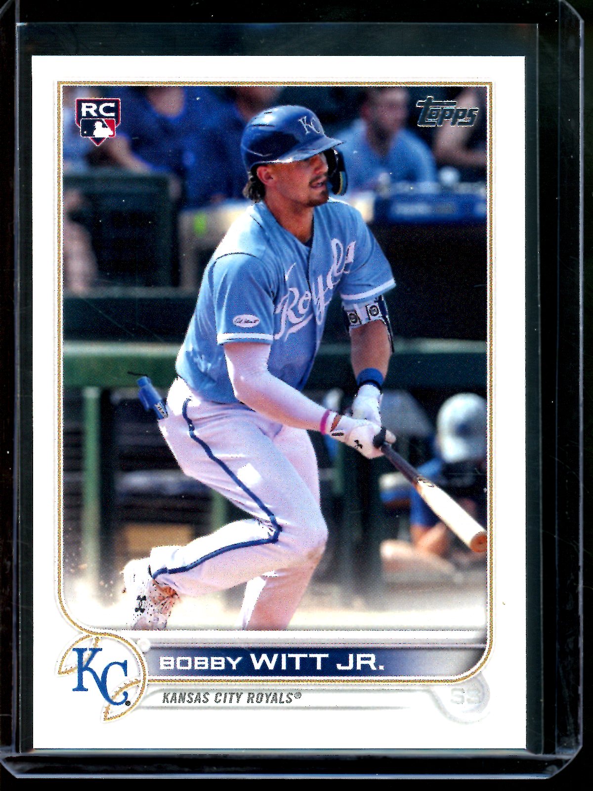 2022 Topps Flagship Bobby Witt Jr Rookie Image Variation Royals
