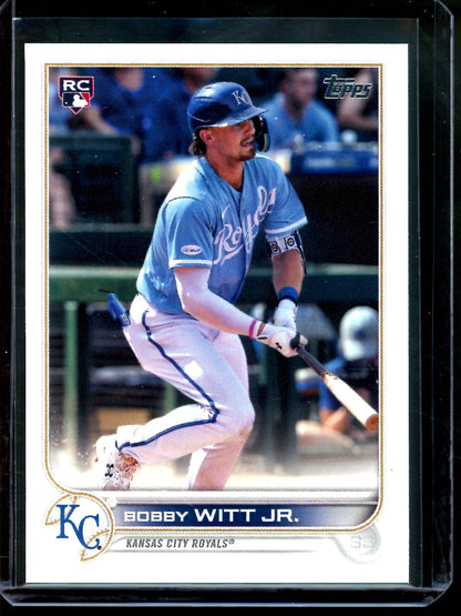 2022 Topps Flagship Bobby Witt Jr Rookie Image Variation Royals