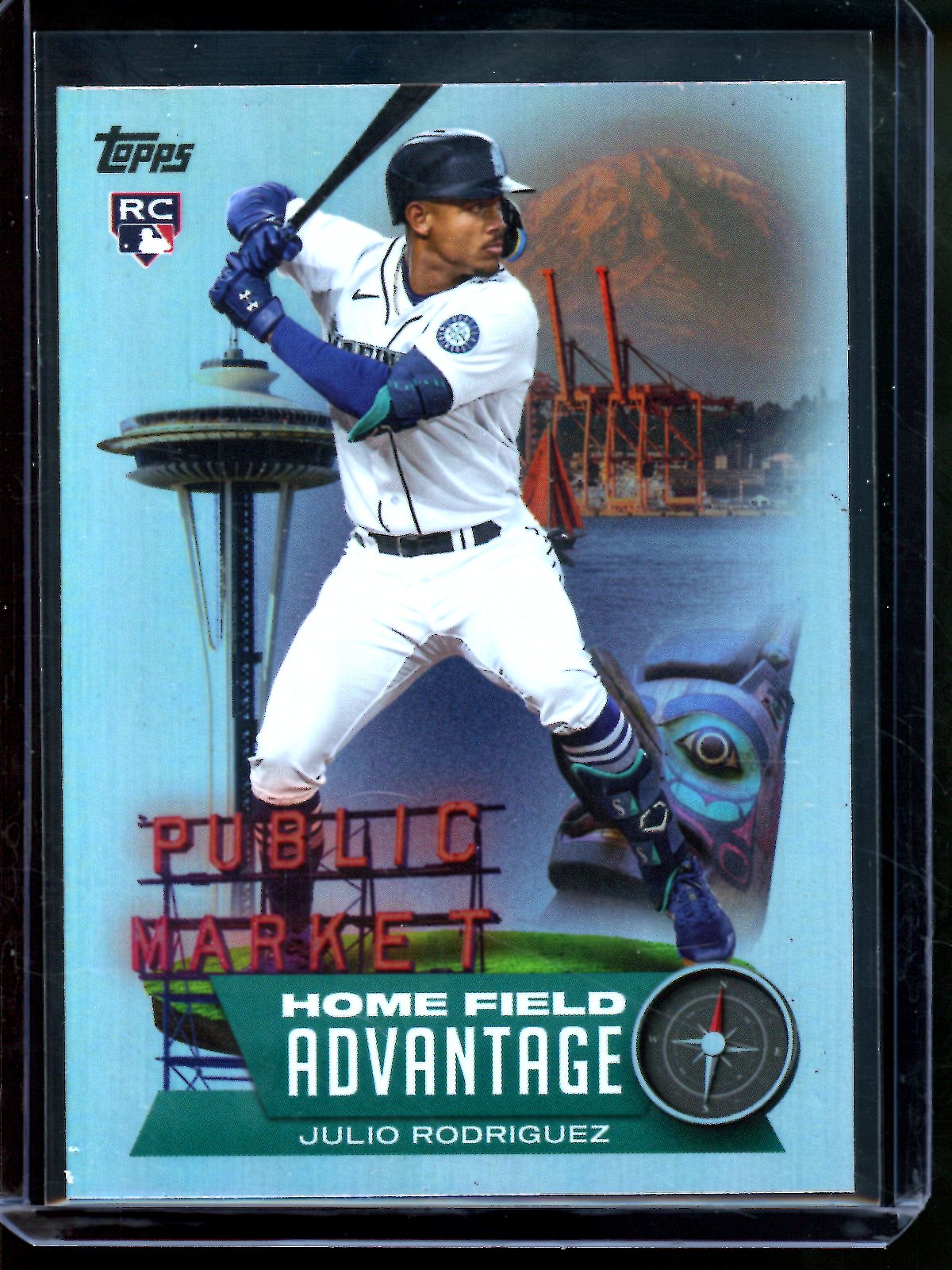 2022 Topps Flagship Julio Rodriguez Home Field Advantage Rookie SP Mariners