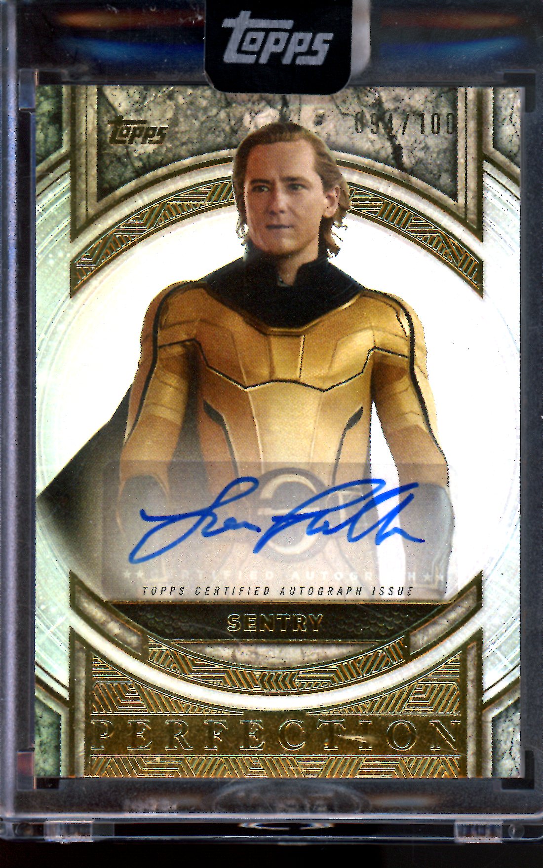 2025 Topps Marvel the Collector Sentry Perfection Encased Autograph /100
