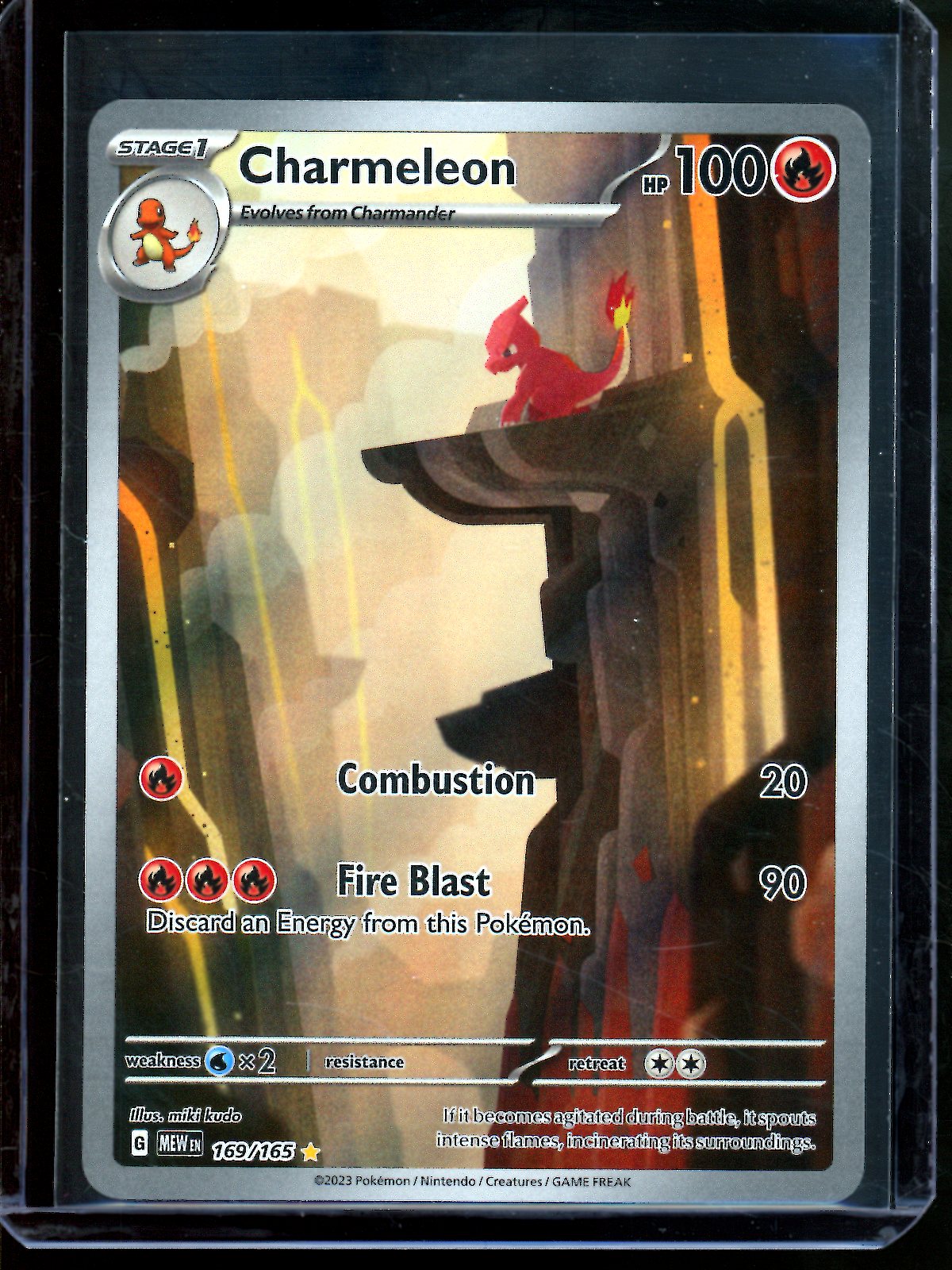 2023 Pokemon 151 Charmeleon 169/165
