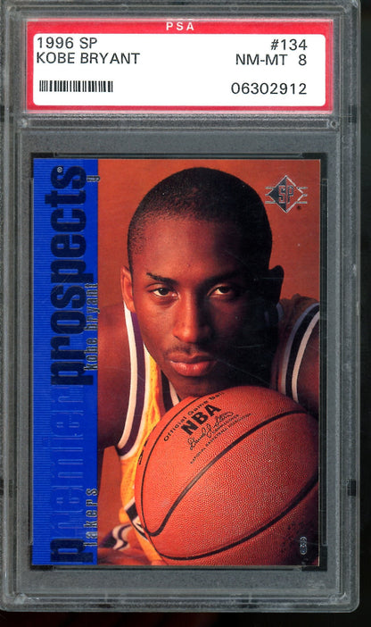 1996 Upper Deck SP Kobe Bryant Rookie PSA 8 Lakers