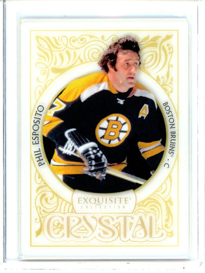 2025 Upper Deck Exquisite Phil Esposito EC-22 1 of 25 SP Bruins