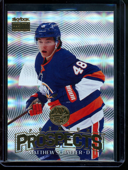 2025 Upper Deck Skybox Premium Matthew Schaefer Prospects Rookie Islanders