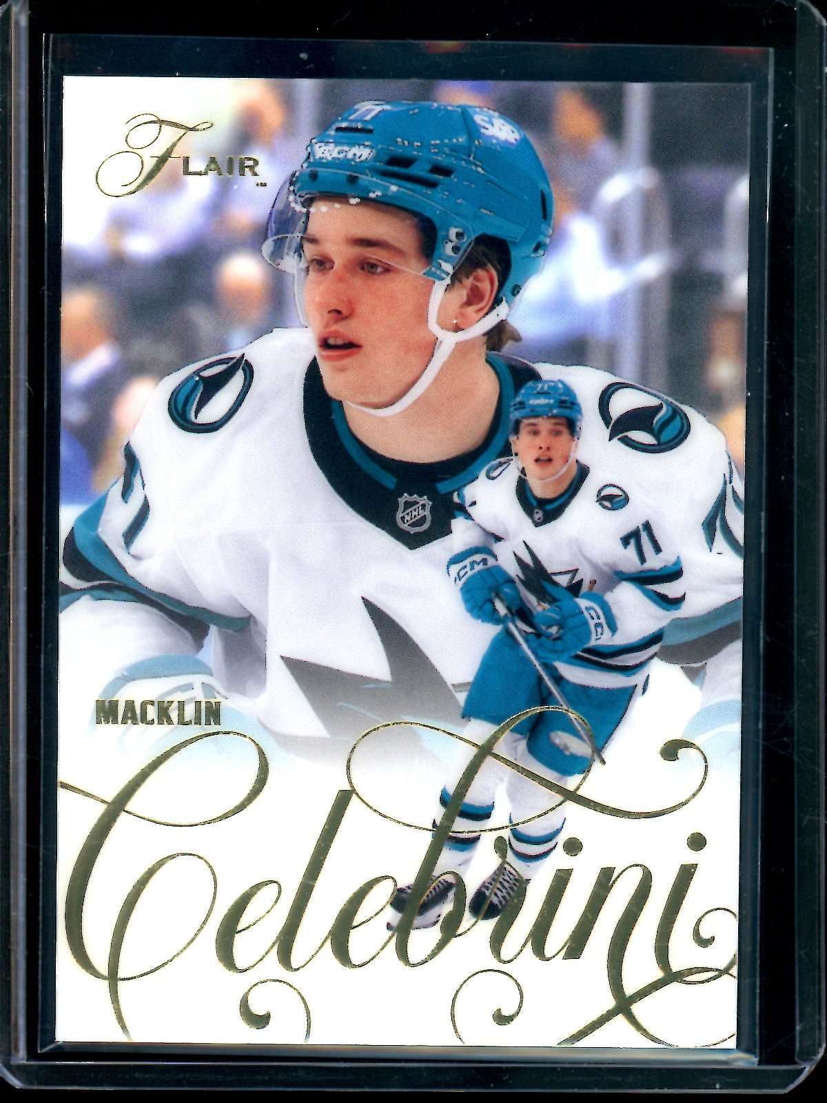 2026 Upper Deck Flair Macklin Celebrini Sharks