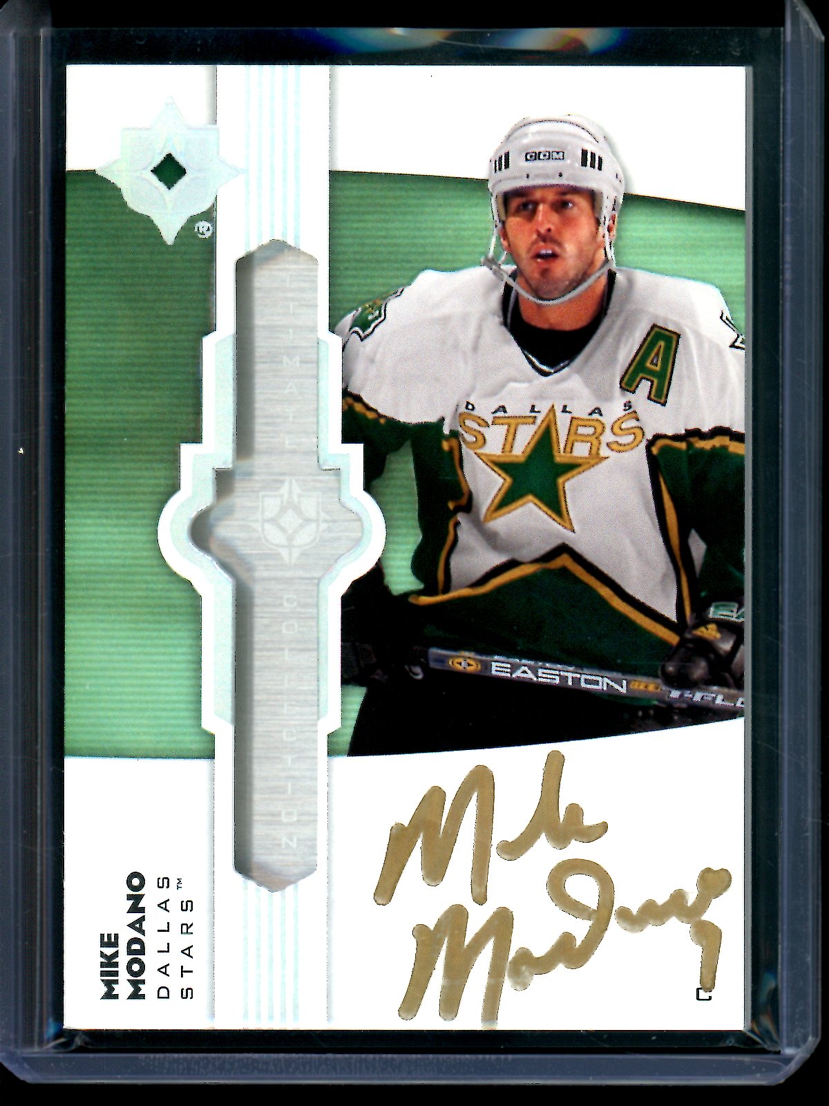 2023 Upper Deck Ultimate Collection Mike Modano Gold Ink Autograph Stars