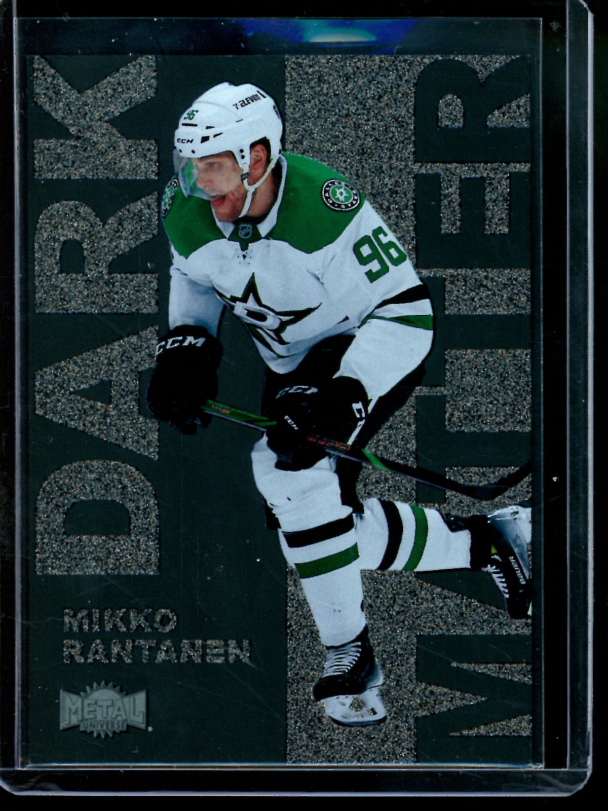 2025 Upper Deck Metal Mikko Rantanen Dark Matter SP Stars