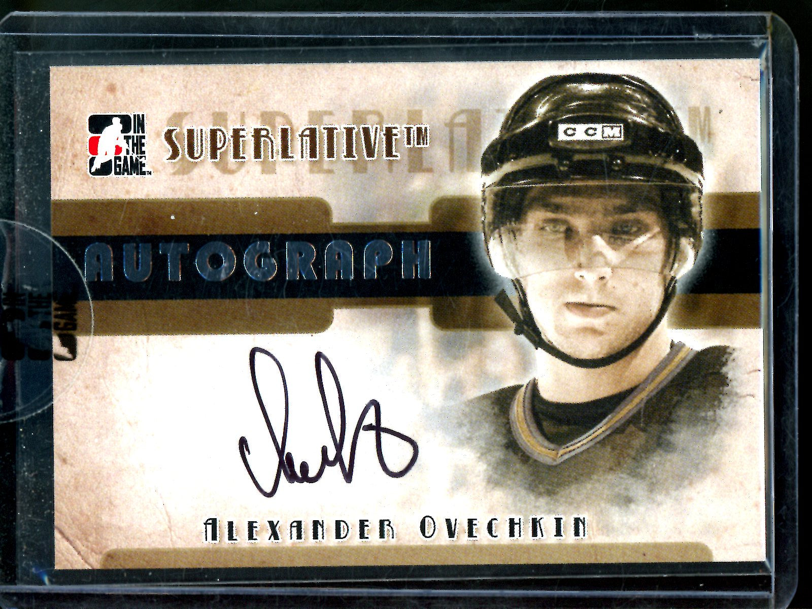 2007 In The Game Superlative Alexander Ovechkin Autograph Sealed 1 of 50 Capitals