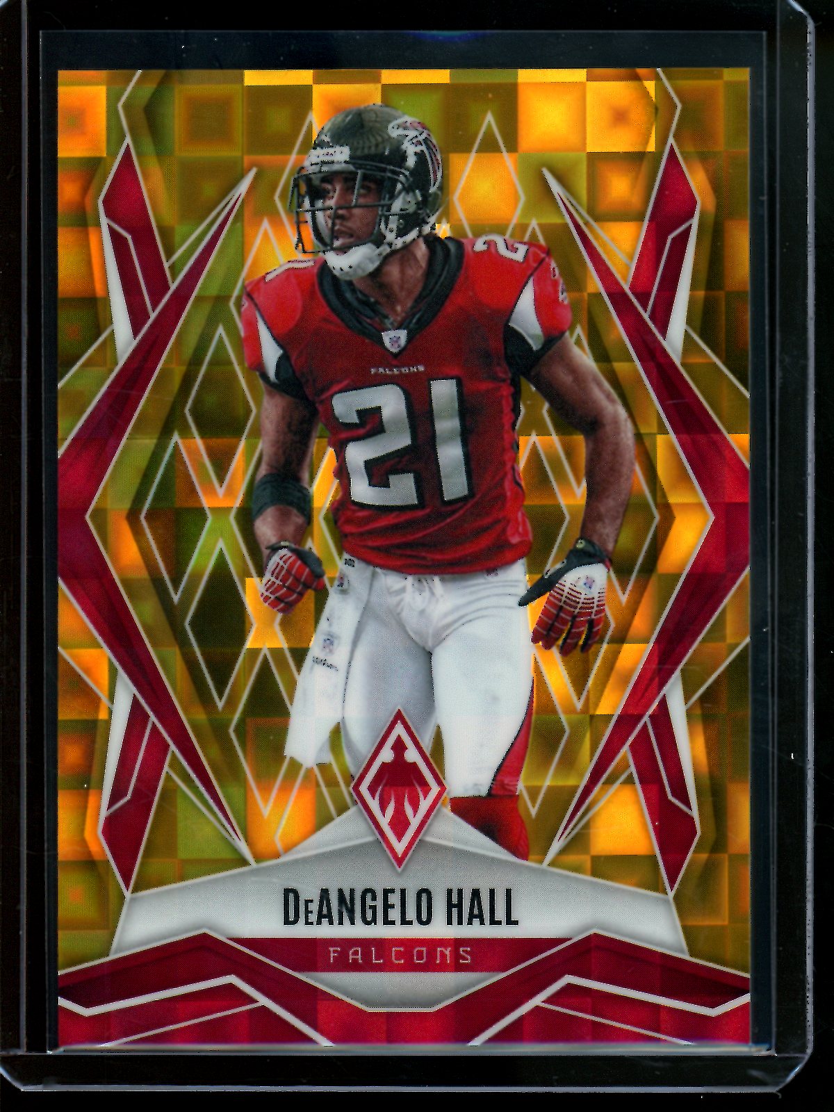 2025 Panini Phoenix DeAngelo Hall Gold Pandora /10 Falcons