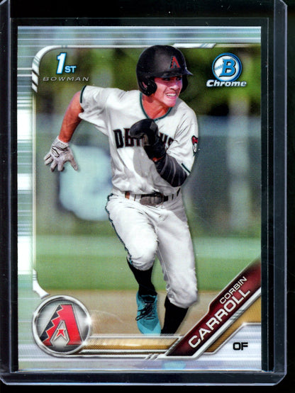 2019 Bowman Chrome Corbin Carroll 1st Refractor Diamondbacks