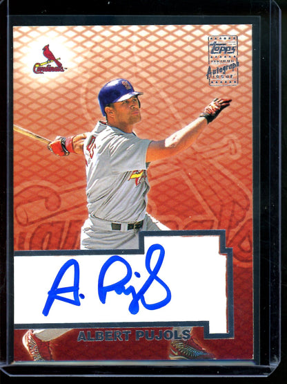2003 Topps Flagship Albert Pujols Autograph #TA-AP Cardinals