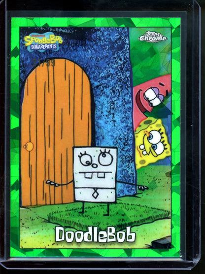 2025 Topps Sapphire Spongebob Doodlebob Green /99