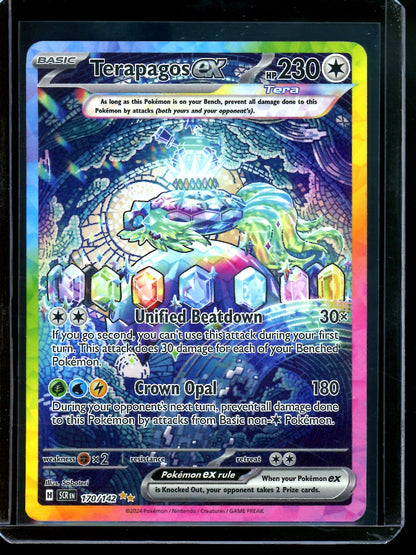 2024 Pokemon Stellar Crown Terapagos EX 170/142