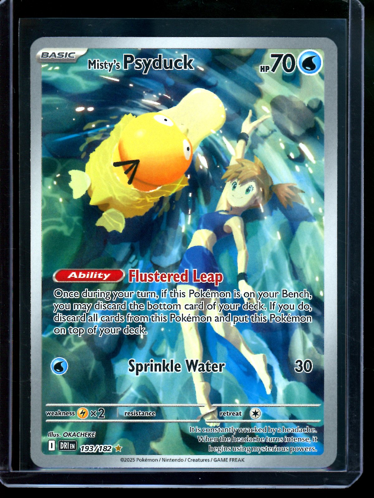 2025 Pokemon Destined Rivals Misty's Psyduck 193/182