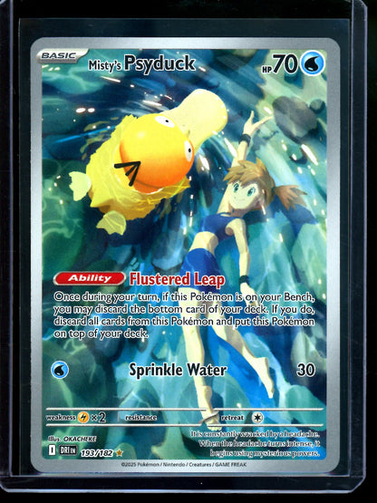 2025 Pokemon Destined Rivals Misty's Psyduck 193/182