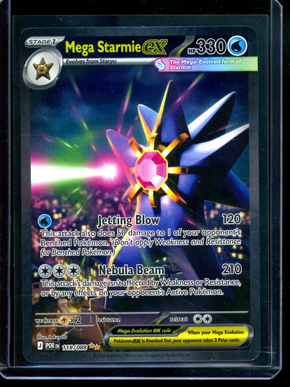 2026 Pokemon Perfect Order Mega Starmie EX 118/088