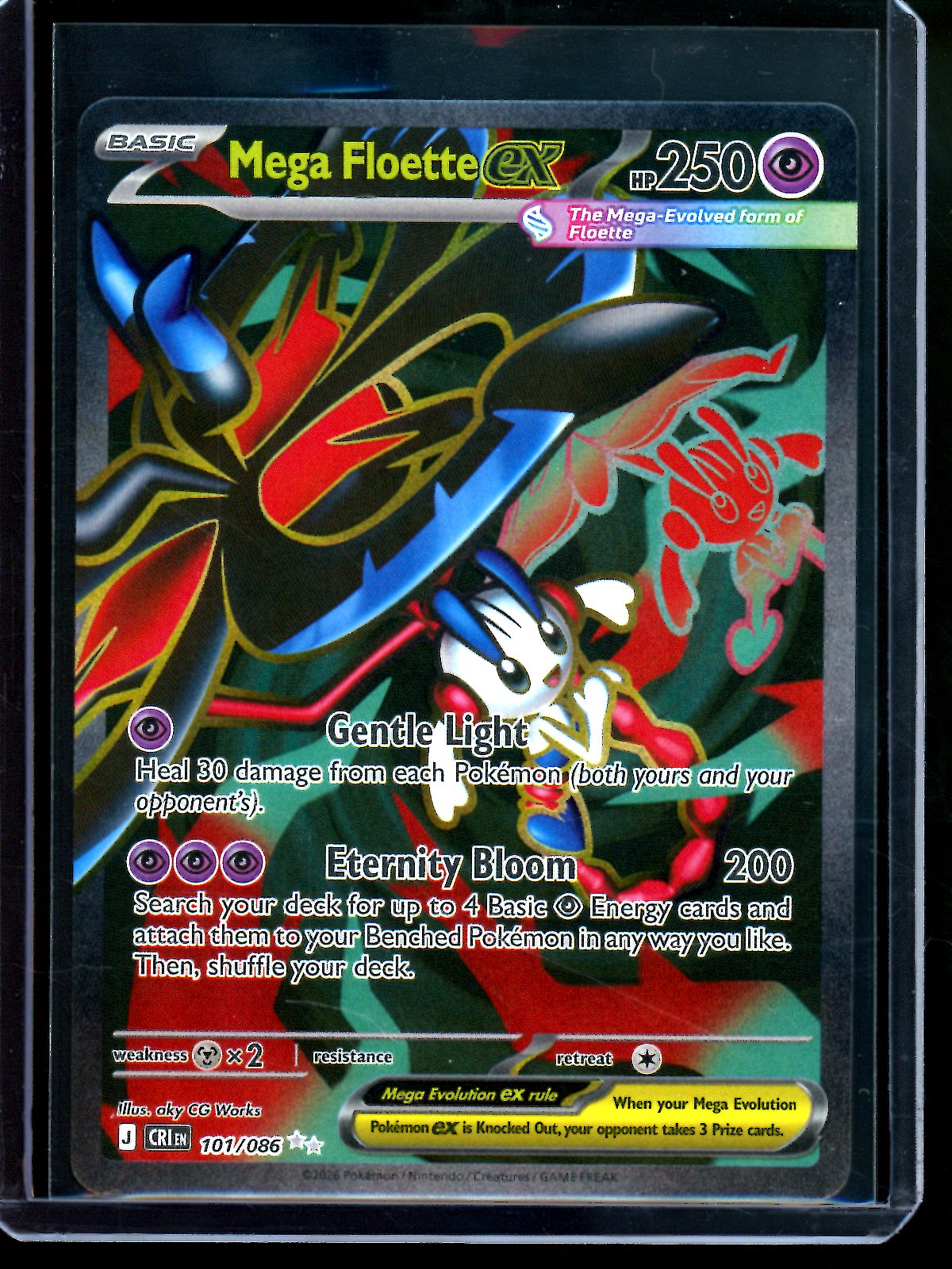 2026 Pokemon Chaos Rising Mega Floette EX 101/086