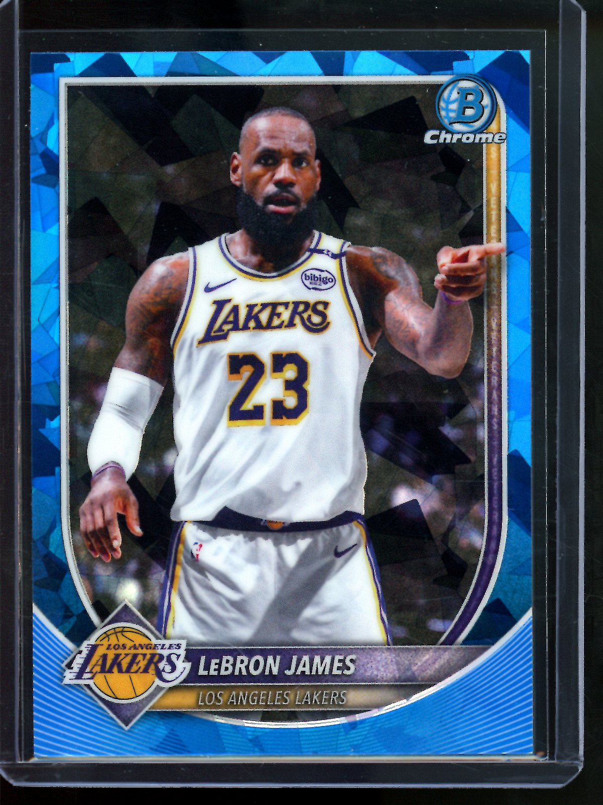 2025 Bowman Sapphire Lebron James Lakers