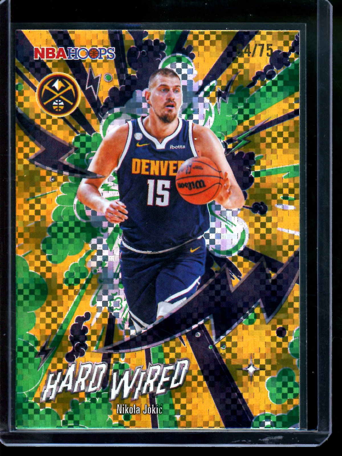 2026 Topps Hoops Nikola Jokic Hard Wired /75 Nuggets