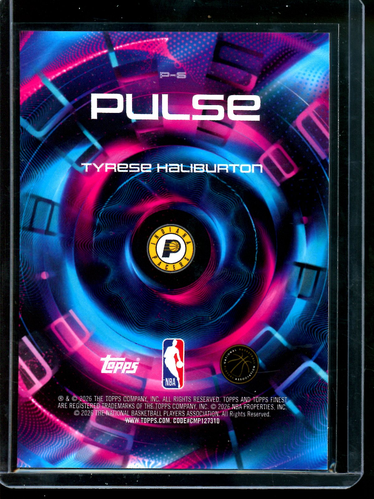 2026 Topps Finest Tyrese Haliburton Pulse SP Pacers