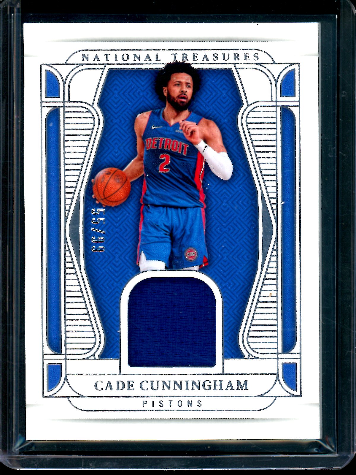 2025 Panini National Treasures Cade Cunningham Material Treasures /99 Pistons