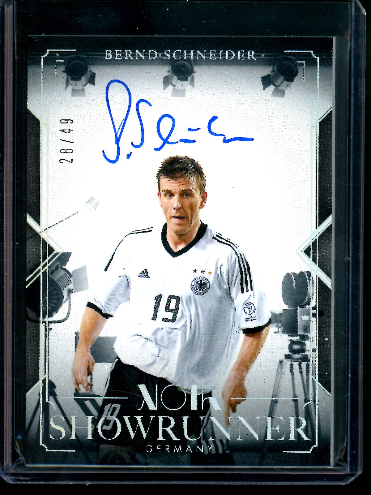 2025 Panini Noir Bernd Schneider Showrunner Autograph /49 Germany