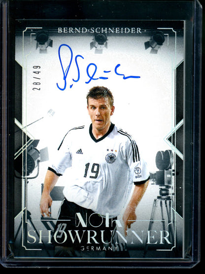 2025 Panini Noir Bernd Schneider Showrunner Autograph /49 Germany