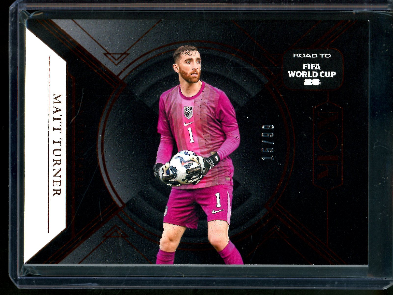 2025 Panini Noir Matt Turner Fifa World Cup /99 USA