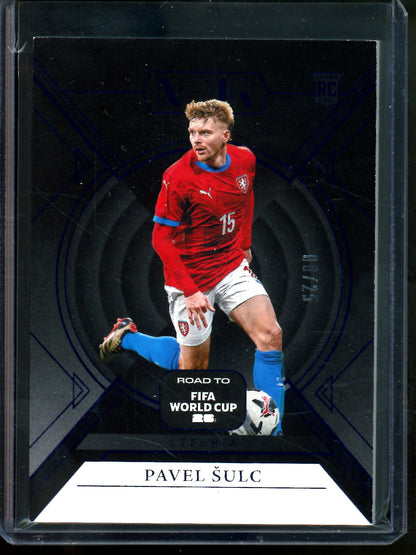 2025 Panini Noir Pavel Sulc Rookie Blue /25 Fifa World Cup Czechia