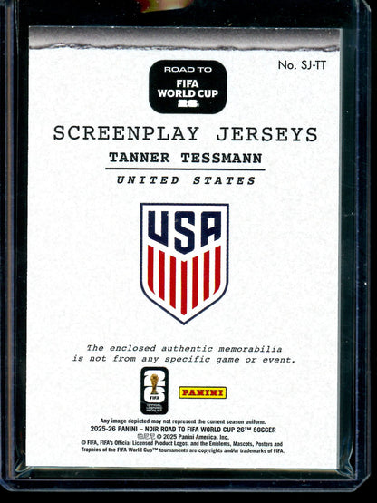 2025 Panini Noir Tanner Tessmann Screenplay Jerseys Relic /70 USA