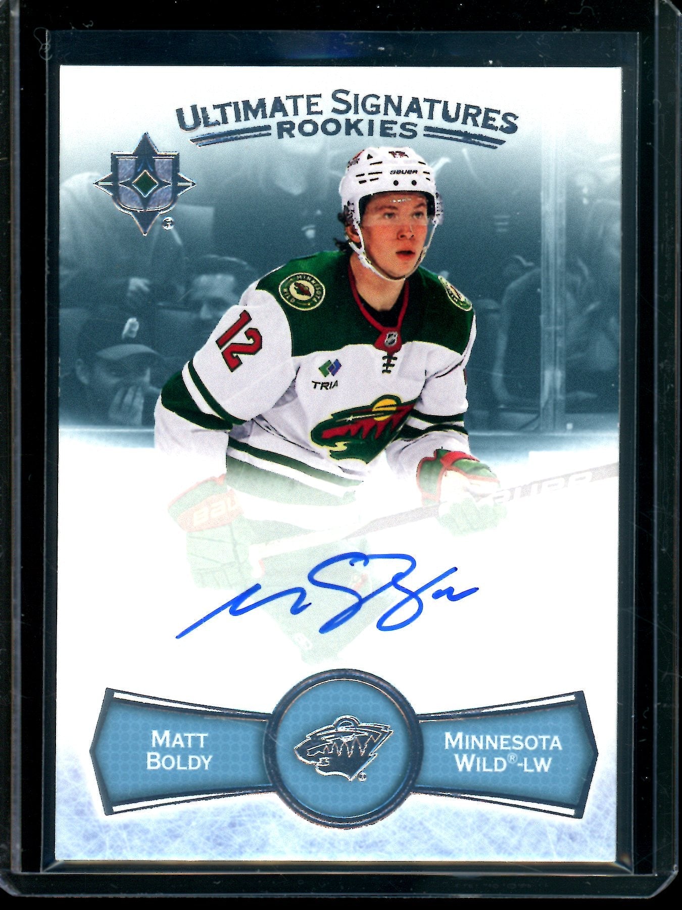 2023 Upper Deck Ultimate Matt Boldy Rookie Autograph #USR-B0 Wild