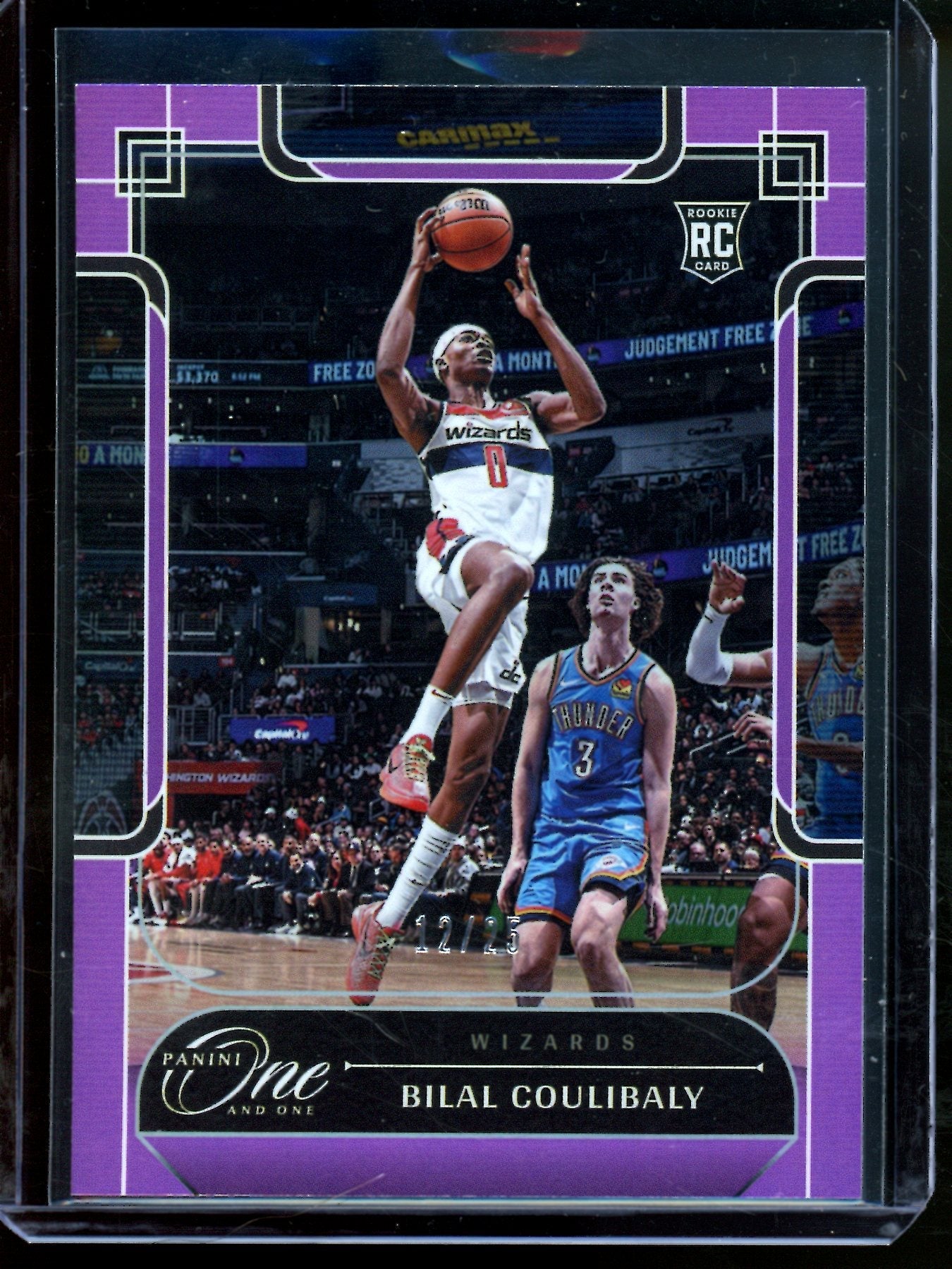 2024 Panini One and One Bilal Coulibaly Rookie /25 Wizards