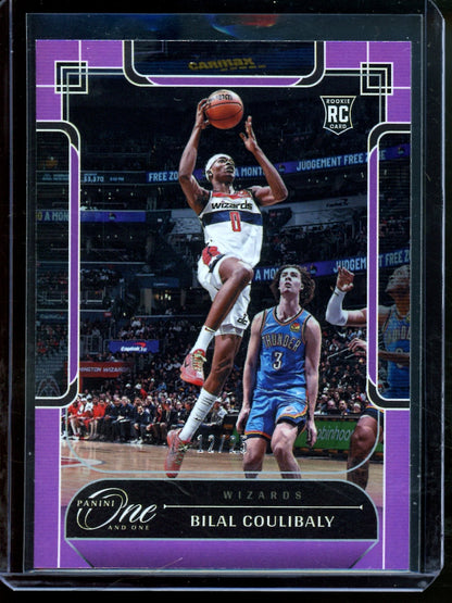 2024 Panini One and One Bilal Coulibaly Rookie /25 Wizards