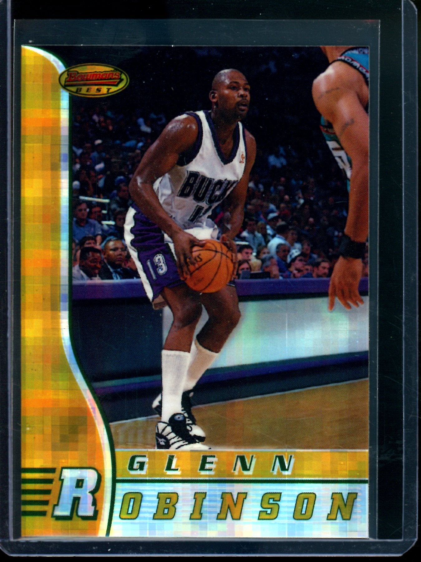 1997 Bowmans Best Glenn Robinson Atomic Refractor #77 Bucks