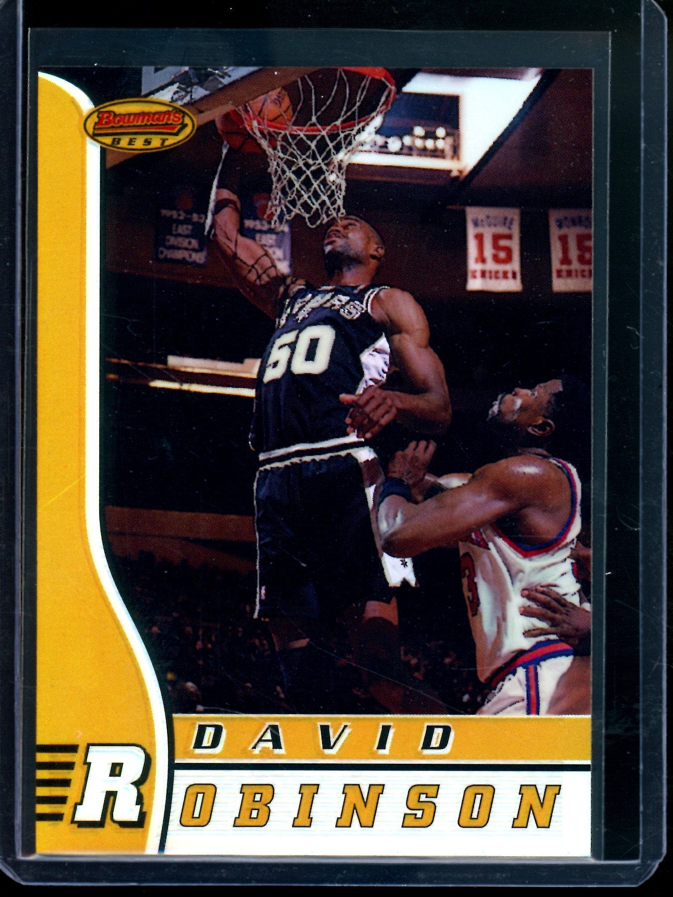 1997 Bowmans Best David Robinson Refractor #69 Spurs