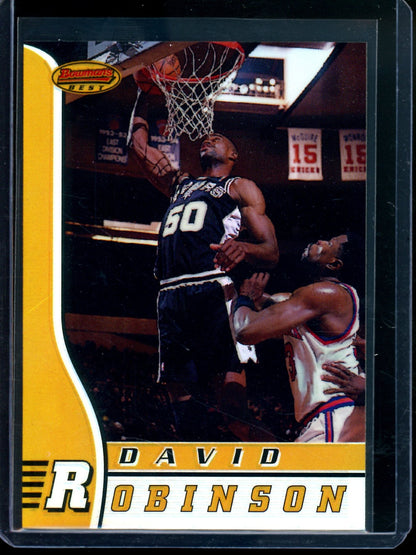 1997 Bowmans Best David Robinson Refractor #69 Spurs