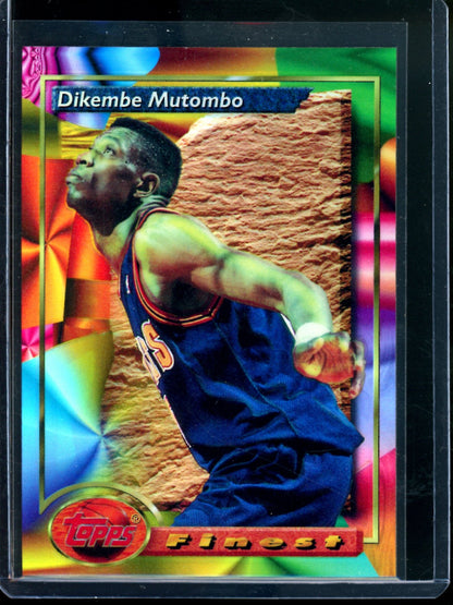 1994 Topps Finest Dikembe Mutombo Refractor #164 Nuggets