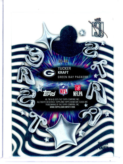 2025 Topps Signature Class Tucker Kraft Star Cast SP Packers