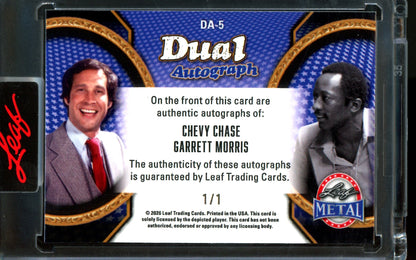 2026 Panini Metal Chevy Chase / Garrett Morris Dual Autograph 1/1