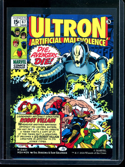 2026 Magic the Gathering Marvel Ultron Artifical Malevolence M 0401