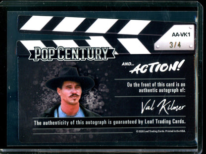 2026 Leaf Pop Century Val Kilmer Pop Century Action Autograph /4