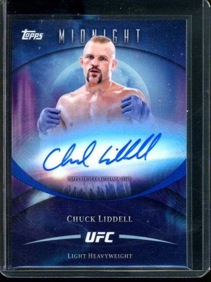 2026 Topps Midnight Chuck Liddell Refractor Autograph