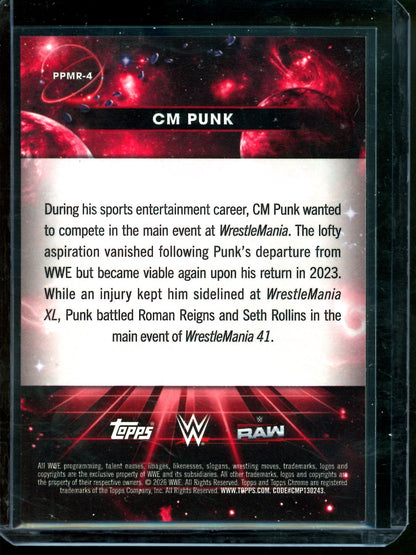 2026 Topps Cosmic CM Punk Mars Planetary Pursuit Case Hit
