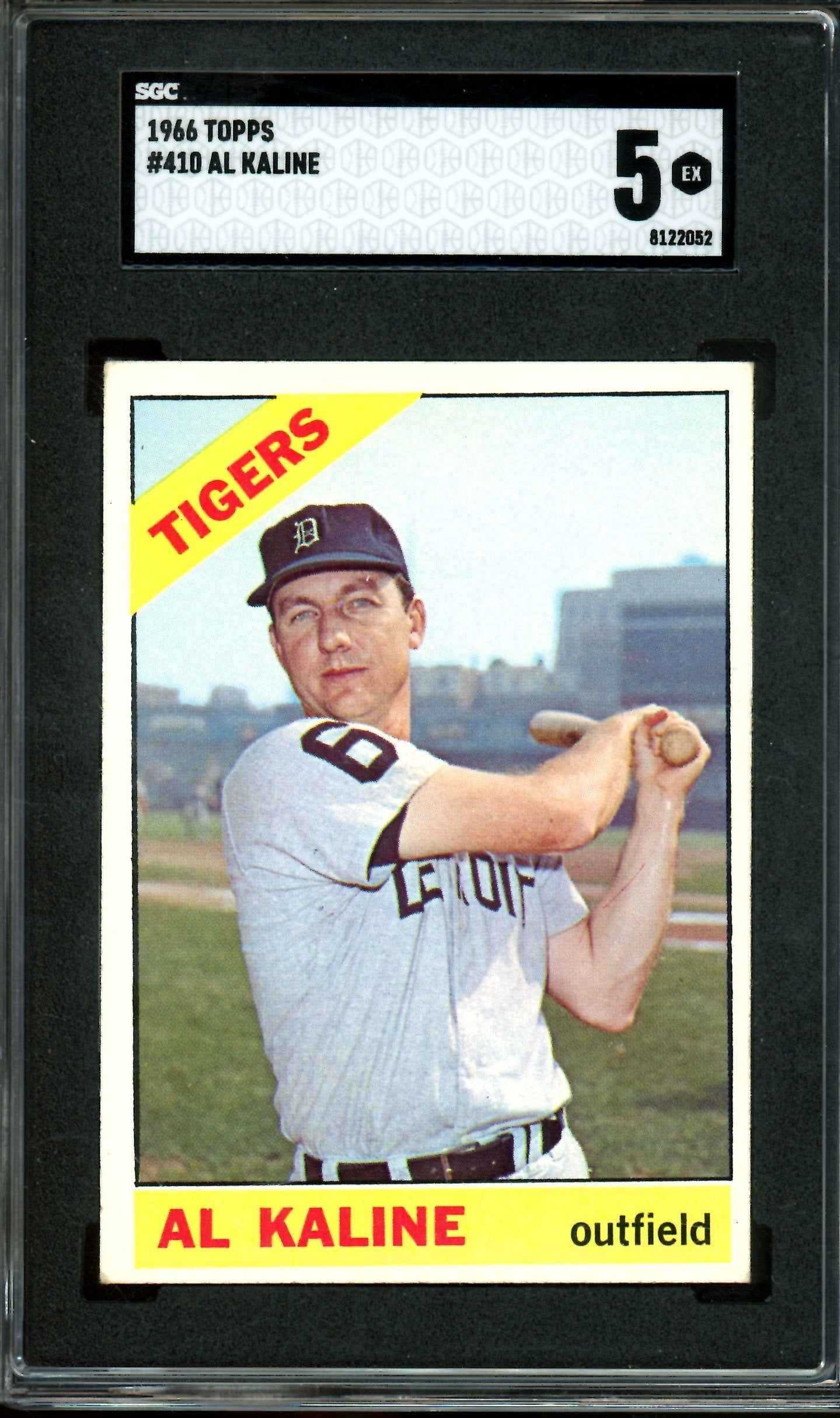 1966 Topps Al Kaline #410 SGC 5 Tigers