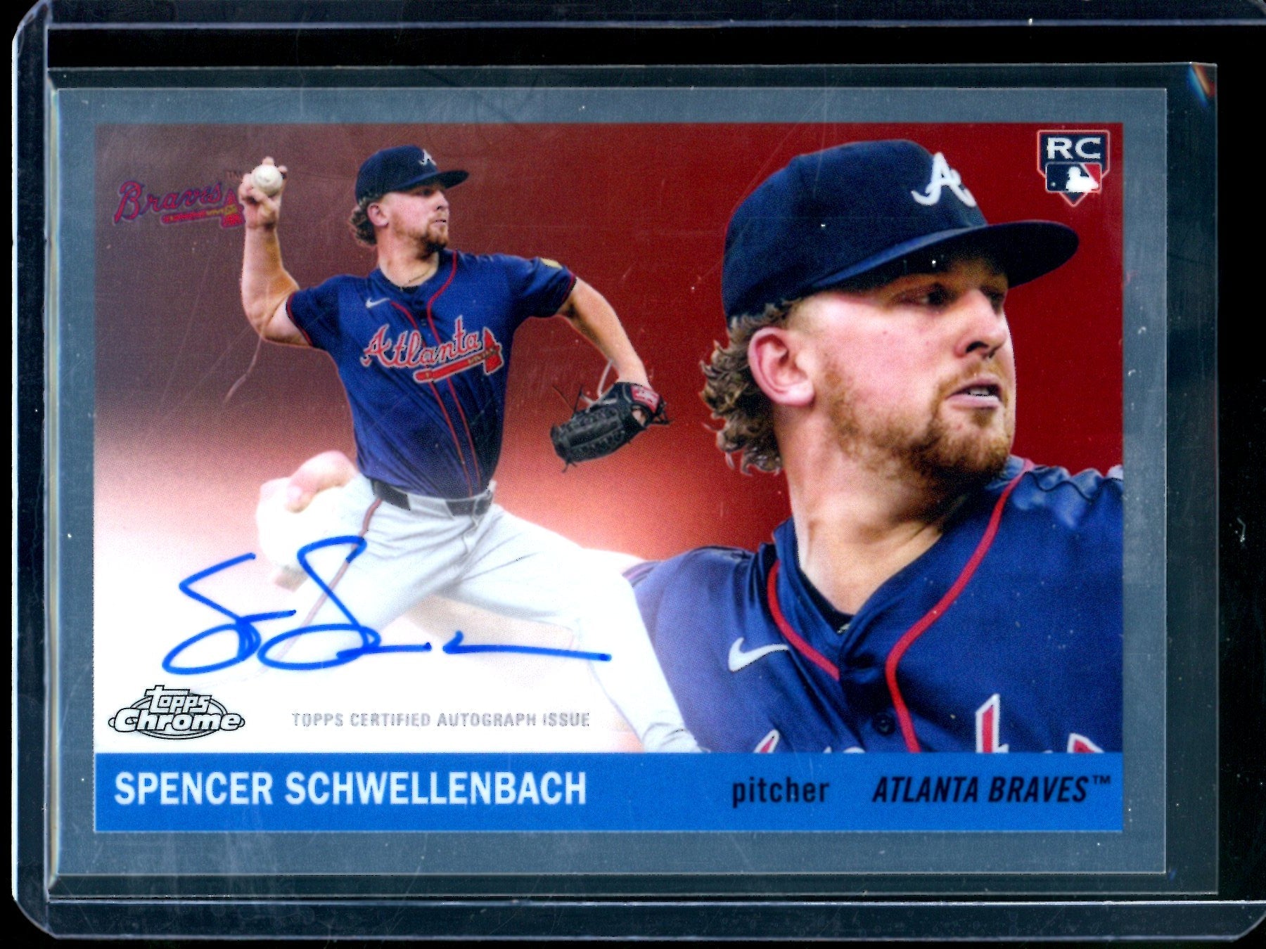 2025 Topps Platinum Spencer Schwellenbach Rookie Autograph Braves