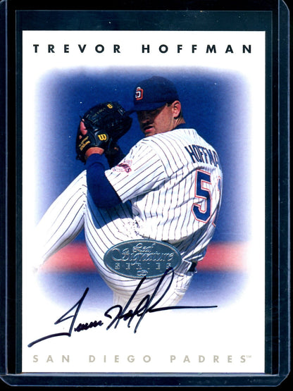 1996 Leaf Signature Series Trevor Hoffman Autograph Silver Padres