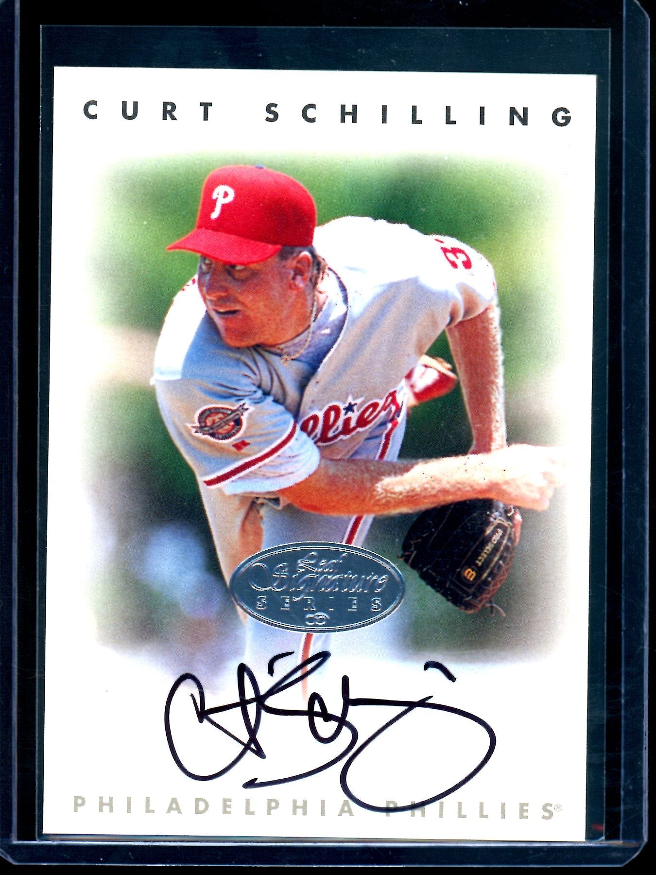 1996 Leaf Signature Series Curt Schilling Autograph Silver Phillies